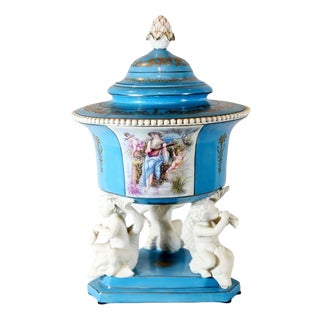French Porcelain Vases, Set of 2 For Sale