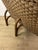 1940s Curved Wood and Woven Rope Sofa Bench by Augusto Romano, 1940s For Sale - Image 5 of 9