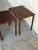 Rosewood Stacking Nesting Tables Three Piece Set Denmark Vintage 1960s For Sale - Image 4 of 10