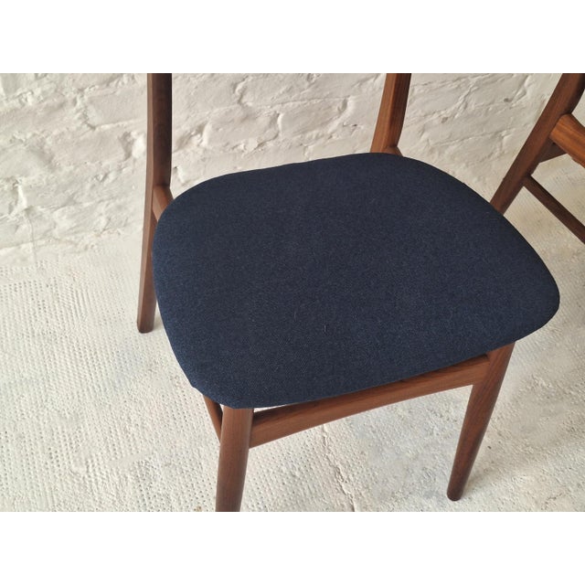 Mid-Century Modern Danish Teak Dining Chairs, 1960s, Set of 2 For Sale - Image 4 of 11