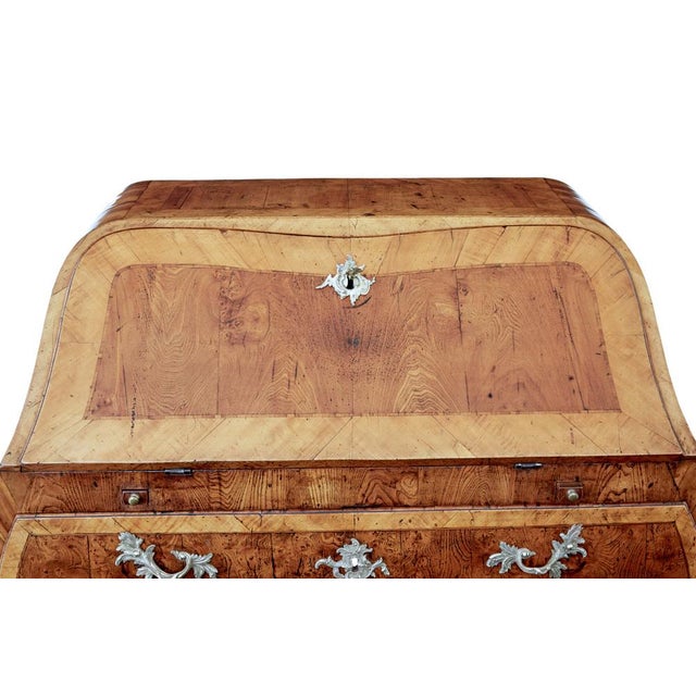 18th Century Rococo Yew and Elm Bureau Secretaire For Sale - Image 10 of 16