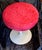 Vintage Stool with White Metal Frame and Pink Seat Cover, 1970s For Sale - Image 4 of 5