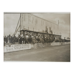 Car Racing in France - Silver Gelatin Black and White Photography, Circa 1911 by Agence Meurisse