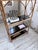 Rattan and Black Glass Bookcase, 1960s For Sale - Image 15 of 18