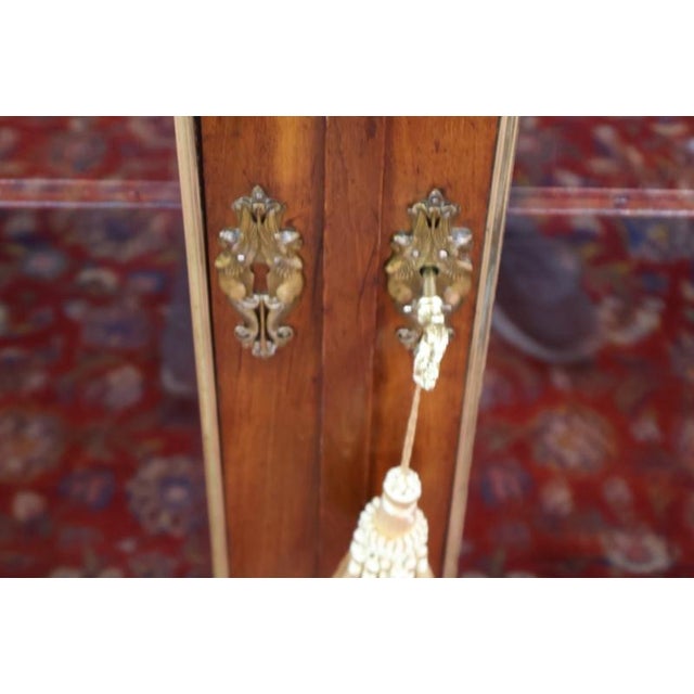 Wood Late 19th Century Mahogany French Empire Two Door Cabinet For Sale - Image 7 of 11