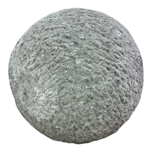 Vintage Rustic Stone Garden Sphere 24"