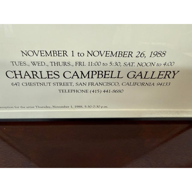 Wayne Thiebaud Poster Print for Art Show, Signed For Sale In San Francisco - Image 6 of 12