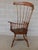 American Custom Hand Made Pennsylvania Comb Back Swivel Windsor Armchair For Sale - Image 3 of 18
