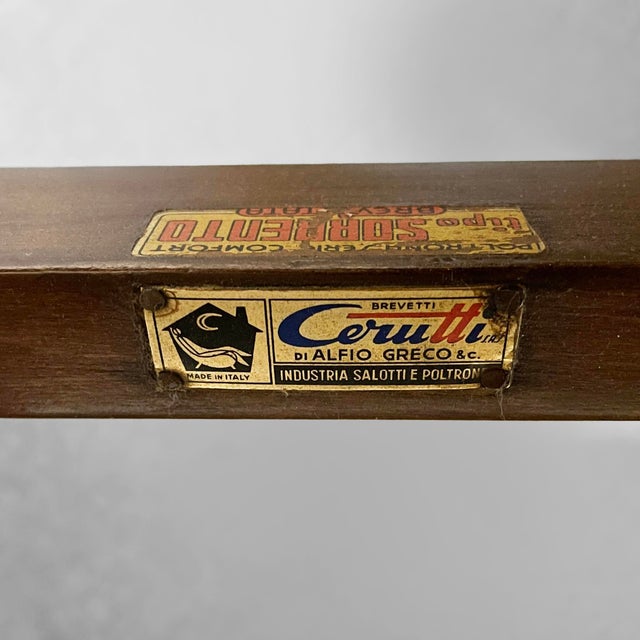 Mid-Century Modern Italian Sorrento Armchairs from Cerutti, 1950s, Set of 2 For Sale - Image 18 of 18