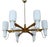 Large Pendant Light in Glass and Teak from Temde, 1960s For Sale