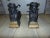Art Noveau Cast Iron Fireplace Bases with Figures For Sale - Image 10 of 10