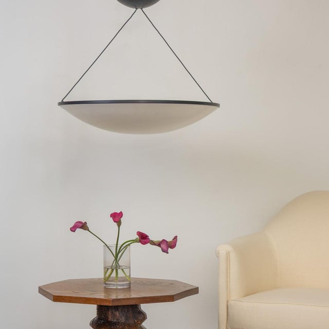 Incredible Trama Pendant Lamp by Luciano Ballestrini & Paolo Longhi for Lucepan, Italy, 1980s. Unique half moon design...