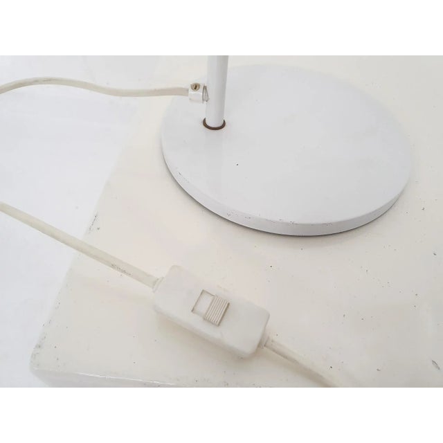 Dutch White Metal Desk Light by Hala Zeist, 1970s For Sale - Image 3 of 7