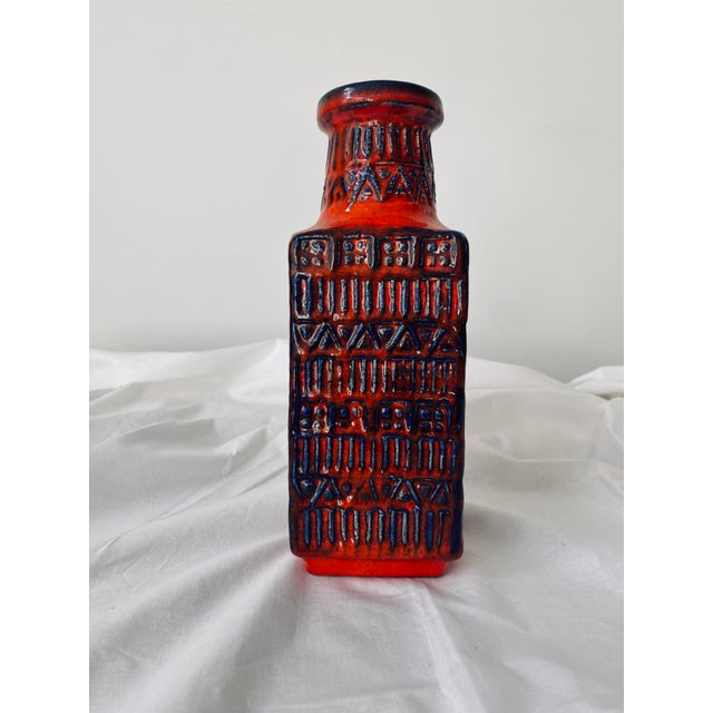 Brutalist Vase from Bay Keramik, Germany For Sale - Image 10 of 11