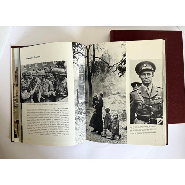 1960s American Heritage World War II Book Set, 2 Volumes With Slipcase & Chronology For Sale - Image 11 of 12