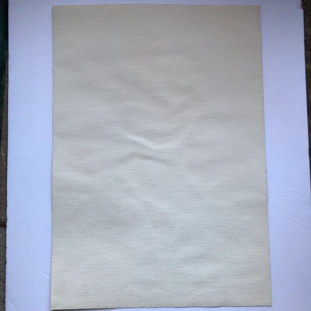 1970s Original Vintage Young Male Watercolor Portrait Painting 1970’s For Sale - Image 5 of 6