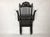 Italian Ebonized Oak Folding Armchair, 1800s For Sale - Image 13 of 15