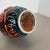 Multi-Color Fat Lava Op Art Pottery Vase from Bay Ceramics Germany, 1960s, Set of 2 For Sale - Image 16 of 17