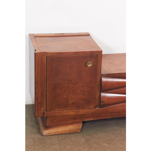 Small Italian Art Deco Style Sideboard, 1940s For Sale - Image 9 of 12