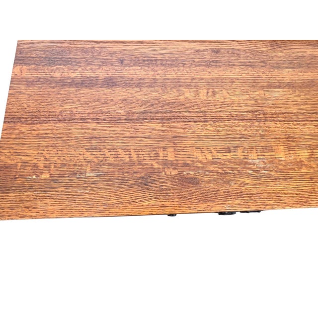 Late 20th Century Mission Oak Nightstands End Tables Michaels Furniture for Restoration Hardware, 2 Pieces For Sale - Image 12 of 17