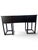 Vintage Chinoiserie Bamboo & Rattan Console Desk With Hand-Painted Lacquer Top For Sale - Image 4 of 12