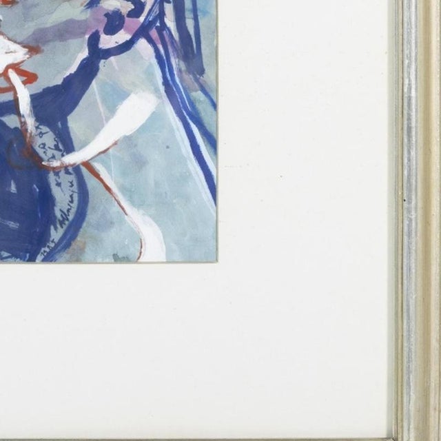 Graça Morais, Composition, 1980s, Mixed Media on Paper For Sale - Image 5 of 6