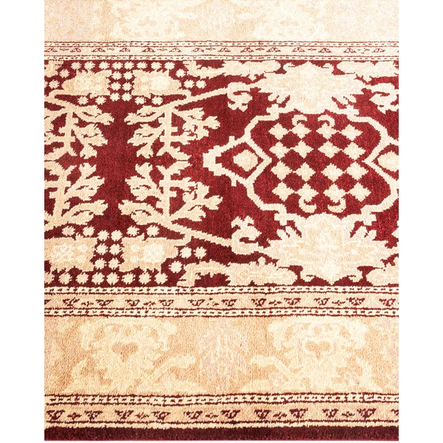 Solo Rugs Eclectic, One-of-a-Kind Hand-Knotted Area Rug - Red, 3' 3" x 5' 1" For Sale - Image 4 of 8