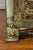Indian Rustic Painted Wood Cabinet with Carved Foliage & Distressed Patina For Sale - Image 11 of 12