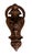 Art Nouveau Early 1900’s Cast Iron Large Door Kncker With Original Patina For Sale - Image 3 of 5
