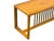 Solid Wood Light Brown Minimalistic Low Bench Coffee Table For Sale - Image 10 of 13