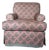 Custom Upholstered Swivel Chair For Sale