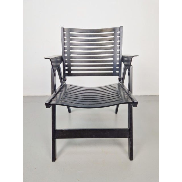 Mid-Century Modern Vintage Black Garden Chair by Niko Kralj for Rex, 1960s For Sale - Image 3 of 8