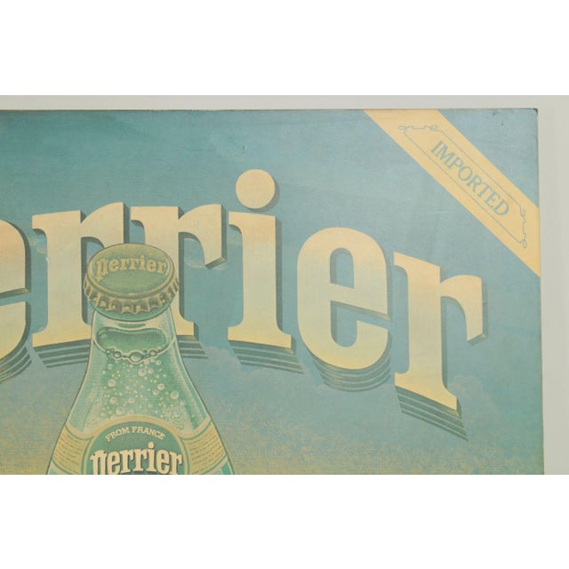 Perrier Large Vintage Decorative Advertising Wall Panel For Sale In Philadelphia - Image 6 of 13