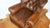 Restoration Hardware Churchill Cigar Leather Luxe Writer's Chair For Sale In Boston - Image 6 of 15