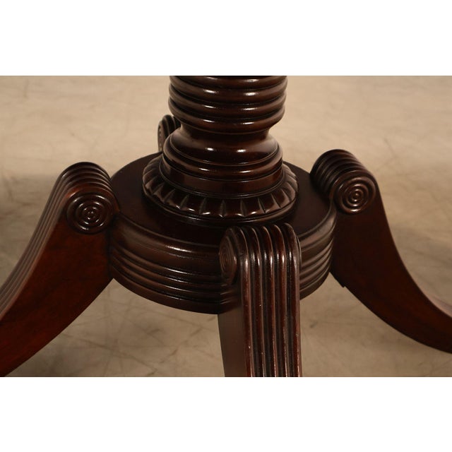 Baker Furniture 'Collectors Edition' Round Mahogany Pedestal Dining Table For Sale - Image 10 of 18