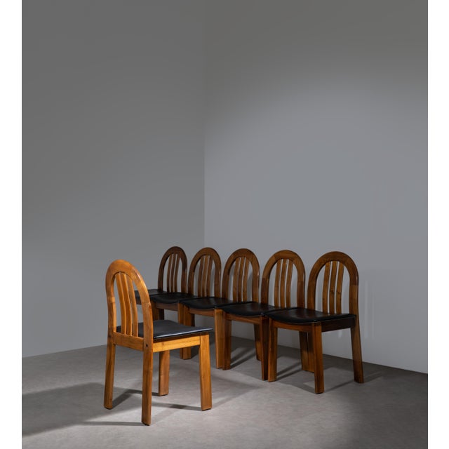 Sistemi Domenica Series Superstudio Dining Chairs from Poltronova, 1960s, Set of 6 For Sale - Image 6 of 16