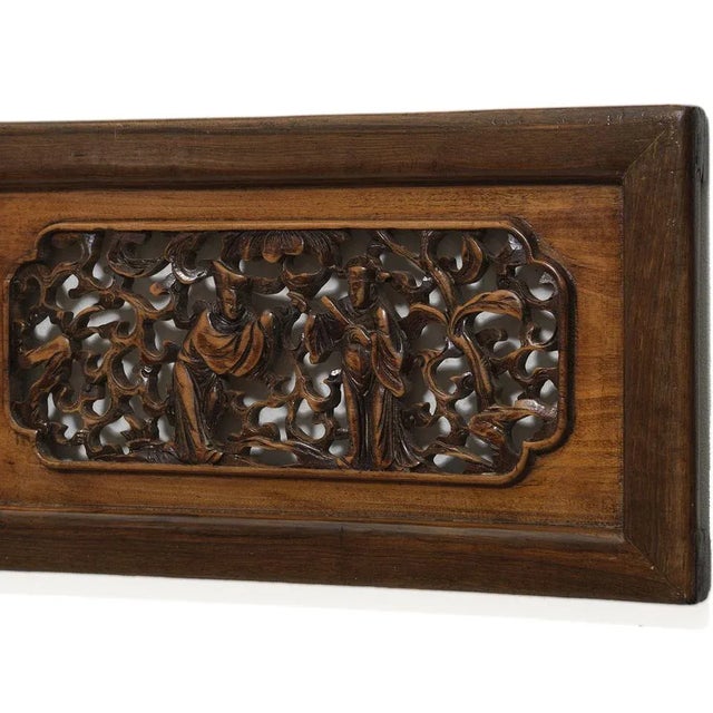 Long Antique Carved Panel For Sale - Image 6 of 10
