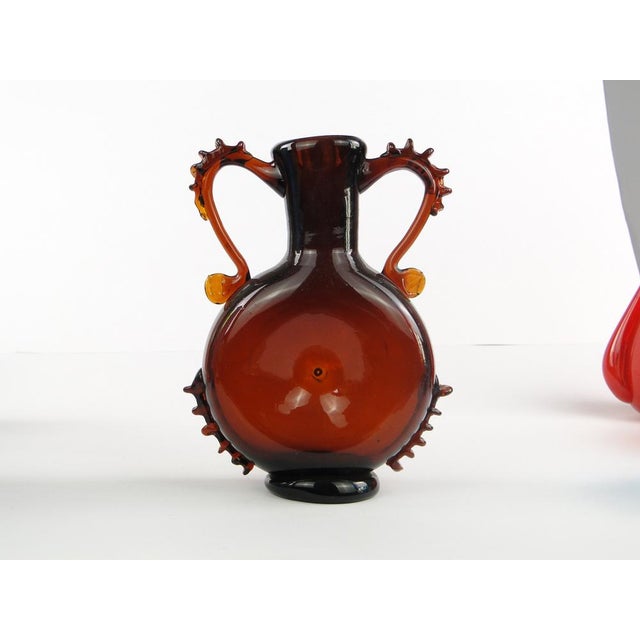 Belly Button Vase by J. Słuczan-Orkusz for Cracow Institute for Glassworks, 1970s For Sale - Image 12 of 14