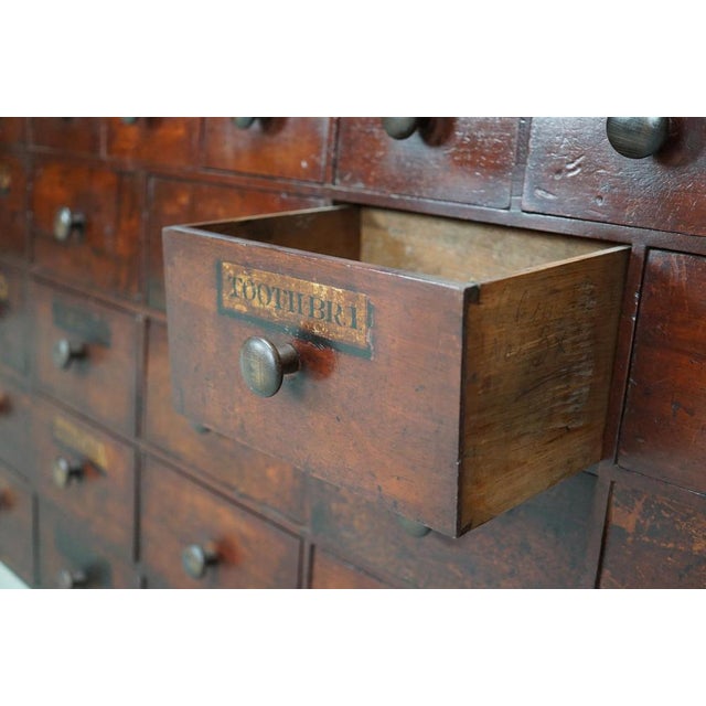 19th Century Hardwood Apothecary Cabinet, England For Sale - Image 14 of 18