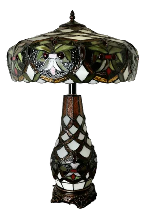 Large Stained Glass Table Lamp, 1960s