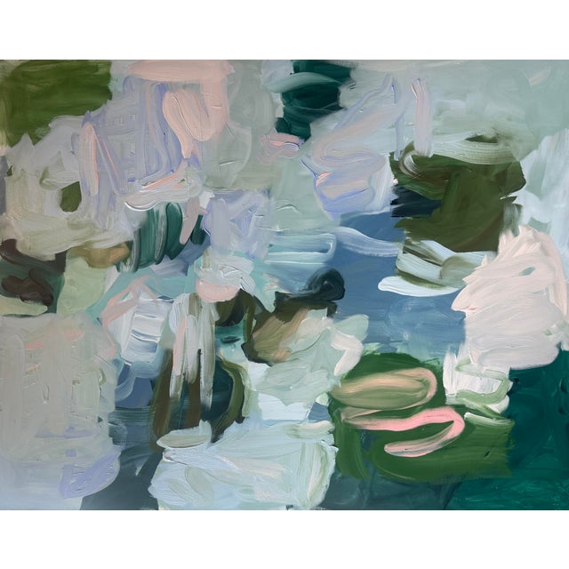 Abstract “Fresh Air” Original Painting by Hayley Morée For Sale - Image 3 of 3