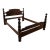 Vintage Cannonball Bed For Sale