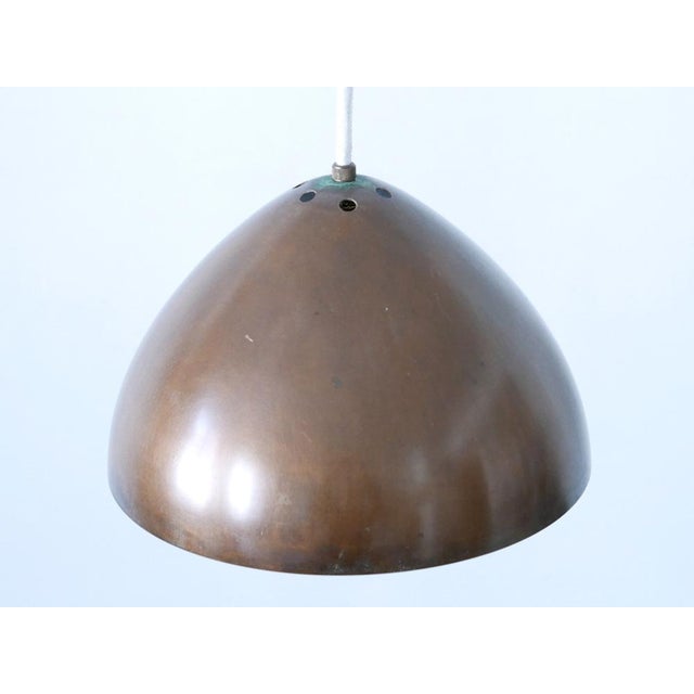 Mid-Century Modern Copper Pendant Lamp, Finland, 1950s For Sale - Image 11 of 18