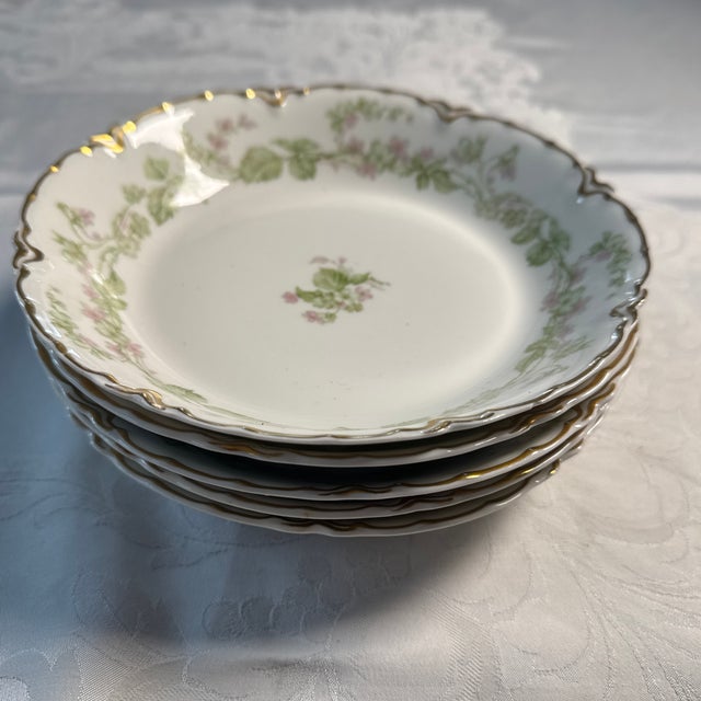 Antique Haviland & Co. Limoge, France "The Charonne" Serving Bowl 7 7/16" For Sale In Detroit - Image 6 of 10