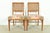 Robsjohn-Gibbings Style Mid-Century Modern Walnut and Cane Side Chairs or Dining Chairs by Henredon, Pair For Sale - Image 13 of 13