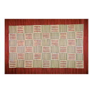 Afghan Modern Flatweave Kilim Wool Rug, 8'4"x13'