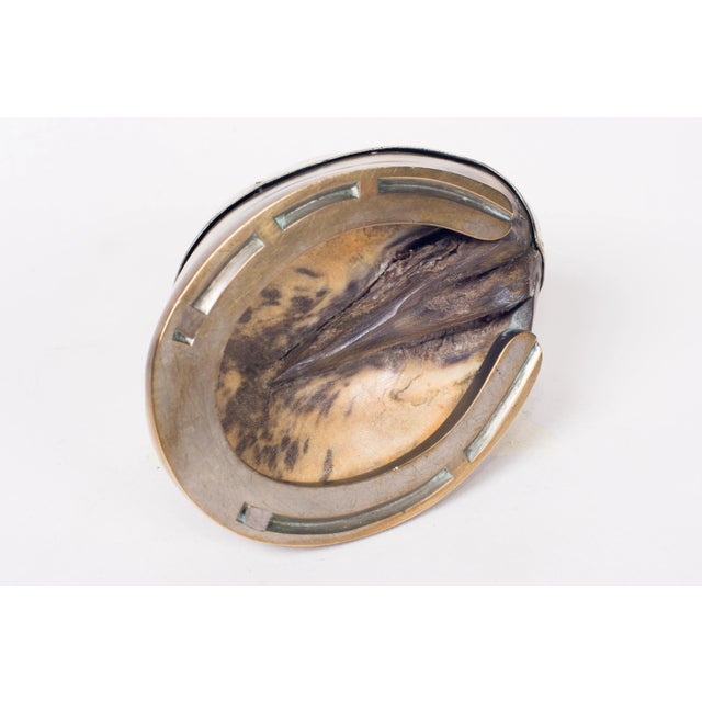 19th Century Hoof Box With Metal Fittings For Sale In Seattle - Image 6 of 8