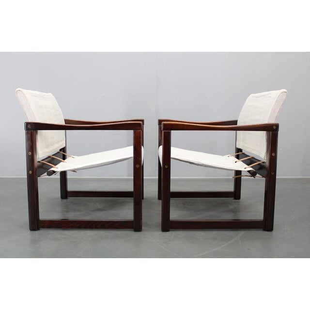 Diana Safari Chairs by Karin Mobring for IKEA, Sweden, 1970s, Set of 2 For Sale - Image 3 of 18