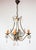 Antique French Chandelier in Iron, Green and Gold Crystals, 1900 For Sale - Image 10 of 10