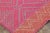 1950s Vintage Frazada Kilim in Pink & Red Geometric Patterns - Rug & Kilim For Sale - Image 5 of 7